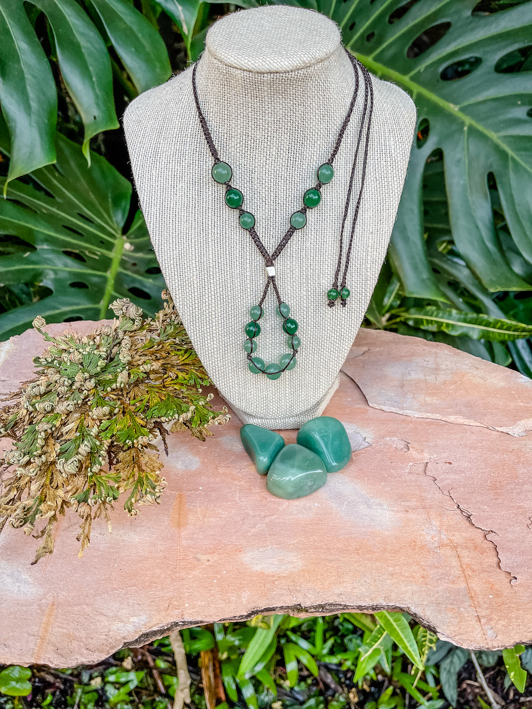The 9 KNOTS Aventurine Necklace
