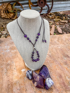 The 9 KNOTS Amethyst Necklace