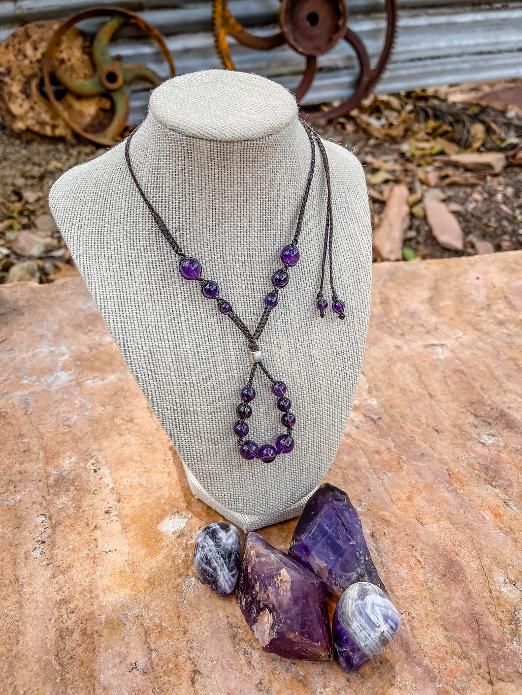 The 9 KNOTS Amethyst Necklace