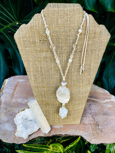 Selenite & Opalite Necklace